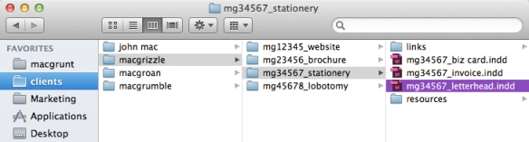 screen grab showing indesign file in folder hierarchy
